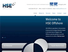 Tablet Screenshot of hseoffshore.com